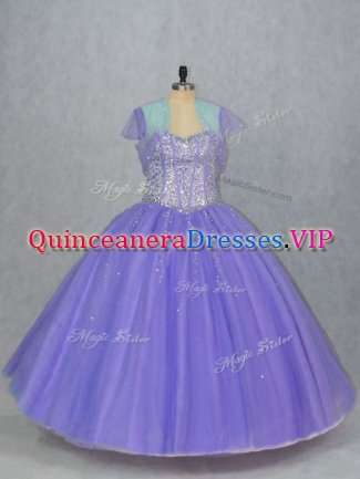 Beauteous Sleeveless Lace Up Floor Length Beading Sweet 16 Dresses