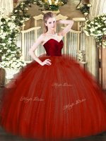 Fantastic Tulle Sleeveless Floor Length Quinceanera Dresses and Ruffles