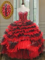 Sleeveless Beading Lace Up 15th Birthday Dress(SKU PSSW057BIZ)
