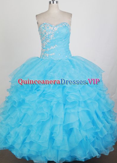 Clearance Ball Gown Sweetheart Floor-length Quinceanera Dress ZQ1242603 - Click Image to Close