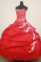 Beautiful Ball Gown SweetheartFloor-length Quinceanera Dresses Appliques Style FA-Z-0206