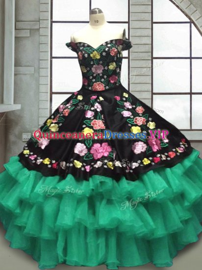 High Class Floor Length Ball Gowns Sleeveless Multi-color Quinceanera Dress Lace Up - Click Image to Close