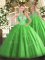 Super Sleeveless Lace Up Floor Length Beading Military Ball Gown
