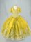 Beautiful Sleeveless Lace Up Floor Length Beading and Embroidery Pageant Dress for Teens