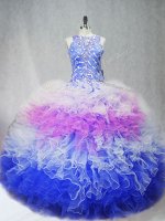 Ball Gowns Quinceanera Gowns Multi-color Scoop Tulle Sleeveless Zipper(SKU PSSW1000-8BIZ)