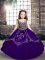 Enchanting Tulle Sleeveless Floor Length Kids Formal Wear and Embroidery