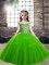 Enchanting Sleeveless Floor Length Beading Lace Up Pageant Dress with
