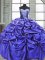 Fitting Purple Sweetheart Lace Up Beading and Pick Ups Sweet 16 Dress Sleeveless