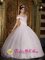 Organza Modest Light Pink Quinceanera Dress With Off The Shoulder Neckline Appliques Decorate In Keyser West virginia/WV