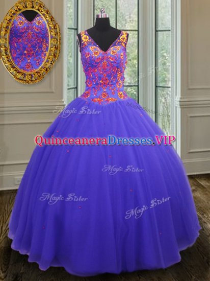 Elegant Sleeveless Beading Zipper Quinceanera Dress - Click Image to Close