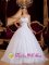 Plainfield Indiana/IN Hnad Made Beading White Romantic Quinceanera Dress With Sweetheart Neckline