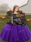 Latest Floor Length Ball Gowns Sleeveless Eggplant Purple Pageant Dress for Womens Zipper