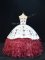 Floor Length Ball Gowns Sleeveless Burgundy Sweet 16 Dresses Lace Up