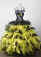 Clearance Beauty Ball Gown Sweetheart Floor-length Quincenera Dresses TD260016