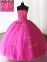 Comfortable Sleeveless Lace Up Floor Length Beading Sweet 16 Quinceanera Dress(SKU PSSW068BIZ)