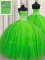 New Arrival Ball Gowns Tulle Sweetheart Sleeveless Beading Floor Length Lace Up Quince Ball Gowns