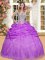 Fantastic Organza Sleeveless Floor Length Ball Gown Prom Dress and Beading and Pick Ups