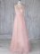 Fabulous Tulle Sleeveless Floor Length Court Dresses for Sweet 16 and Lace