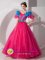 Addison Texas/TX Off The Shoulder and Short Sleeves For Pretty Quinceanera Dress With Belt