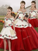 Great White And Red Sleeveless Embroidery Floor Length Ball Gown Prom Dress(SKU SJQDDT2143008BBIZ)