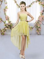 Sweetheart Sleeveless Chiffon Dama Dress Beading Lace Up(SKU BMT0409-3BIZ)