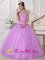 Pretty Lavender Beaded embellishment Tulle Quinceanera Dress in Isle of Palms South Carolina S/C