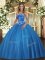 Sleeveless Beading Lace Up Sweet 16 Quinceanera Dress