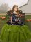 Enchanting Straps Sleeveless Little Girls Pageant Gowns Floor Length Embroidery Olive Green Tulle