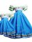 Short Sleeves Pick Ups Lace Up Sweet 16 Dresses
