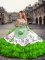 New Style Organza Sweetheart Sleeveless Lace Up Embroidery and Ruffled Layers Sweet 16 Dresses in Green