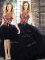 Fantastic Bateau Sleeveless Tulle 15 Quinceanera Dress Beading and Embroidery Lace Up