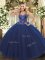 Fancy Sleeveless Beading Lace Up Sweet 16 Dresses