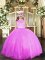Custom Made Sleeveless Zipper Floor Length Beading Girls Pageant Dresses