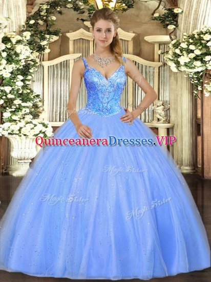 Excellent Sleeveless Beading Lace Up Military Ball Gown - Click Image to Close