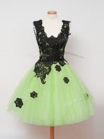 Knee Length Zipper Vestidos de Damas for Prom and Party and Wedding Party with Appliques(SKU SWBD162-8BIZ)