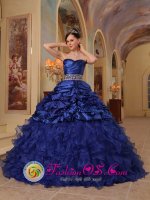 Elegant Hot Pink Quinceanera Dress For Sweetheart Beaded Decorate Bodice Taffeta and Organza Ball Gown IN GeneseoNY