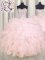 Sleeveless Lace Up Floor Length Beading and Ruffles Sweet 16 Dress