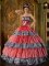 Moscow Idaho/ID Colorful Sweetheart Strapless With Zebra and Taffeta Ruffles Ball Gown For Quinceanera Dress