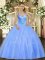 Excellent Sleeveless Beading Lace Up Military Ball Gown