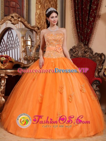 Sweetheart Embroidery Decorate Discount Quinceanera Dress In Meredith New hampshire/NH - Click Image to Close