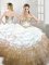 Hot Selling Multi-color Sleeveless Beading and Pick Ups Floor Length Sweet 16 Quinceanera Dress