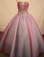 Beautiful ball gown sweetheart-neck floor-length taffeta beading quinceanera dresses FA-X-079