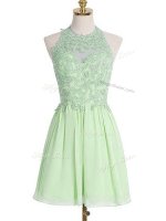 Knee Length Empire Sleeveless Court Dresses for Sweet 16 Lace Up(SKU SWBD159-6BIZ)