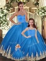 Sleeveless Embroidery Lace Up Quince Ball Gowns(SKU SJQDDT1695002-LGBIZ)