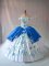 Fantastic Organza Sleeveless Floor Length Ball Gown Prom Dress and Embroidery and Ruffles