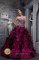 Lockhart TX Leopord and Deaded Decorate Bodice Ruffles Wild Fushsia Quinceanera Dress Custom Made