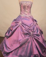 Beautiful ball gown strapless floor-length taffeta beading fuchsia quinceanera dresses FA-X-072(SKU FAo14X21)
