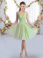 Sleeveless Zipper Knee Length Beading Court Dresses for Sweet 16(SKU BMT0428-1BIZ)
