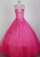 Tiffany & Co Mexican Elegant Ball Gown Strapless Floor-length Quinceanera Dress LZ426015[LZHBQD15]