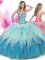 Floor Length Multi-color Quince Ball Gowns Sweetheart Sleeveless Lace Up